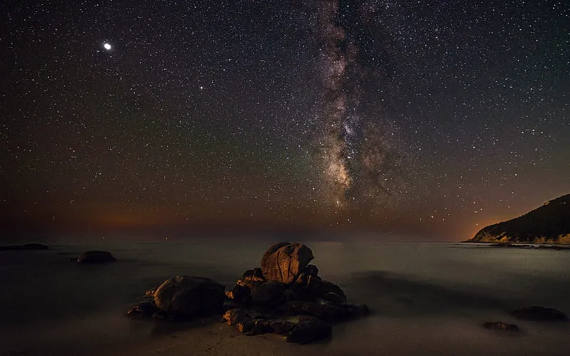 Night sky in Sardinia