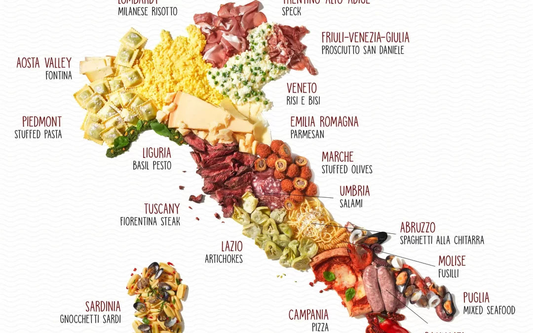 Italy Food Map